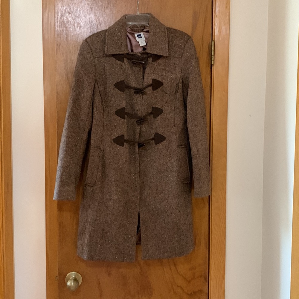 GAP Tweed Toggle Coat